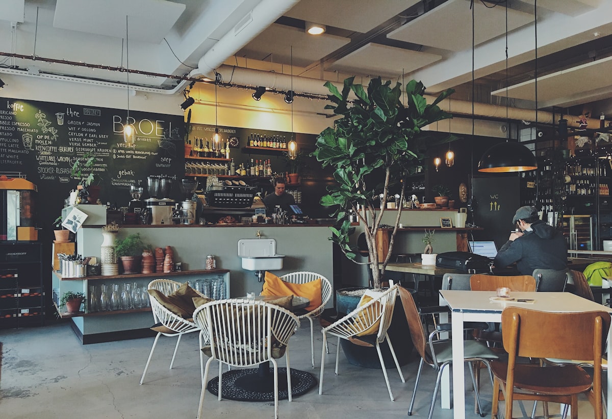 Cafés – Café music your guests choose - QR-code voting | Pyro